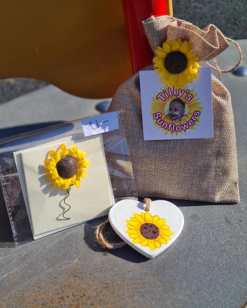 Tilly’s Sunflowers at The Orchards in Haywards Heath this Saturday, 9th April.
