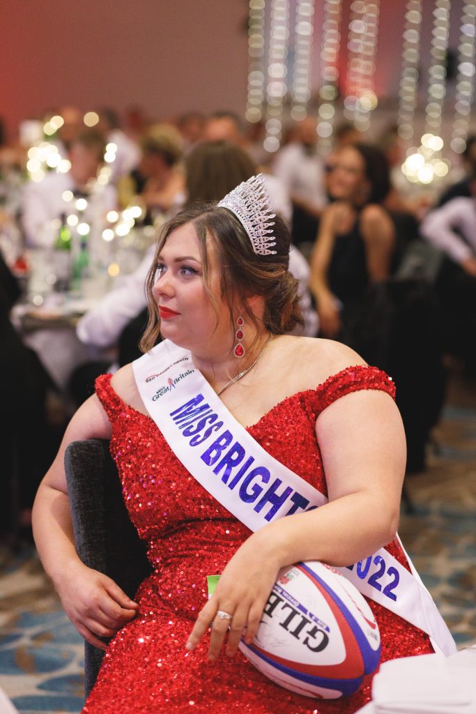 Miss Brighton attended the glamourous event