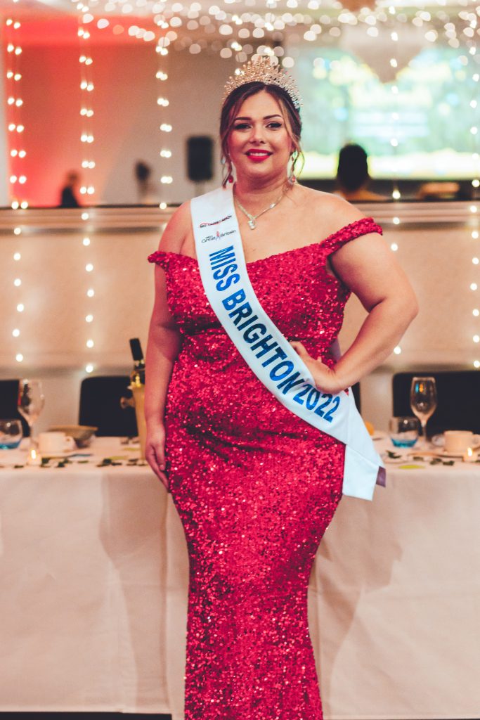 Miss Brighton was guest speaker at the Ball