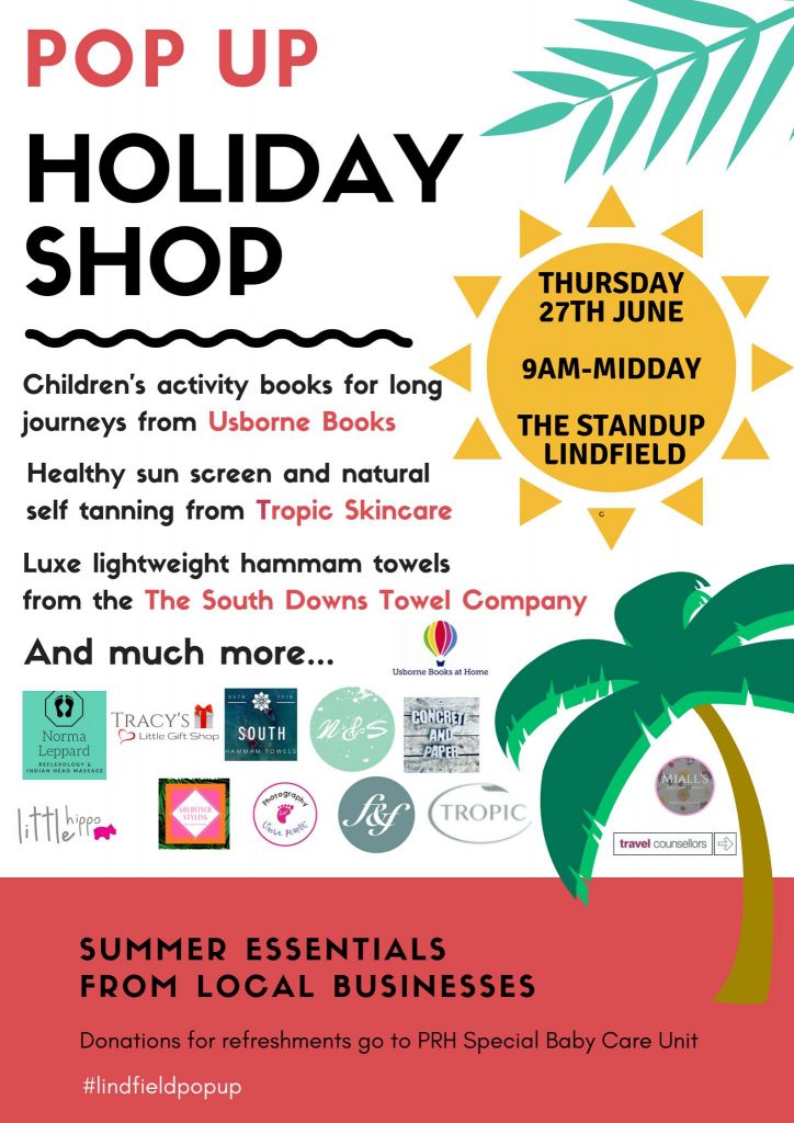 Pop up shop June 2019