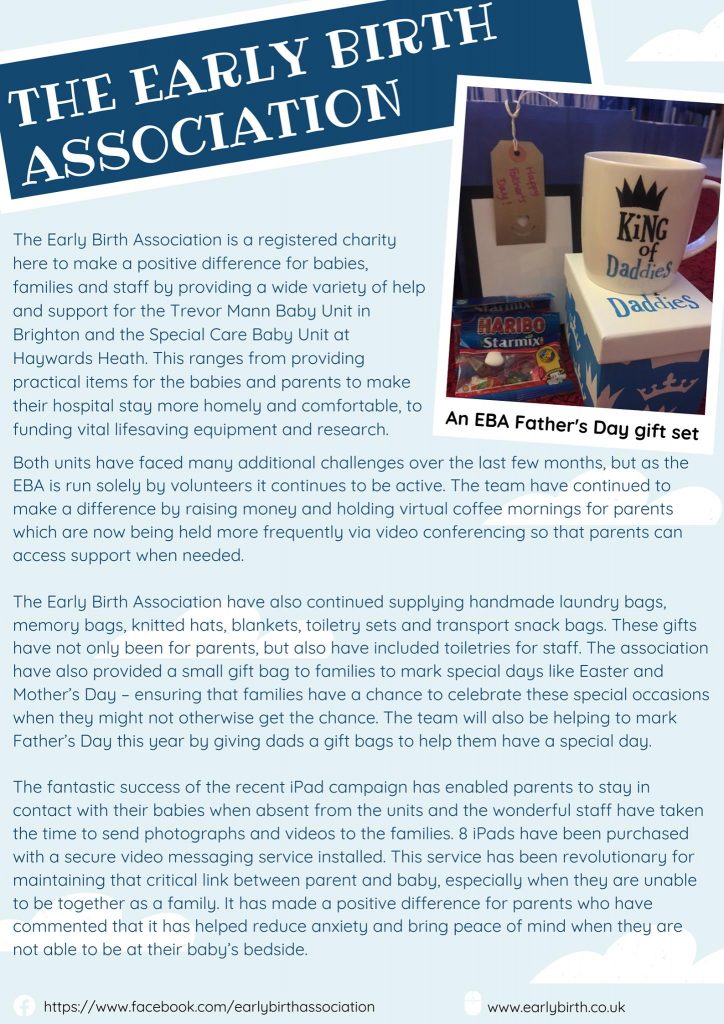 EBA featured on BSUH Voluntary Services social media page